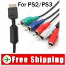 6 Feet Premium 5-in-1 Component AV Audio & Video Cable for PS2 PS3