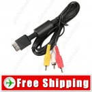 Replacement Composite RCA Audio Video AV Cable for PS2 PS3