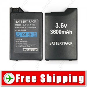 Replacement 3600mAh Lithium Rechargeable Battery for Sony PSP 1000