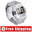 1.2 inch Touch Unlocked Mobile Cell Phone Watch FM Bluetooth