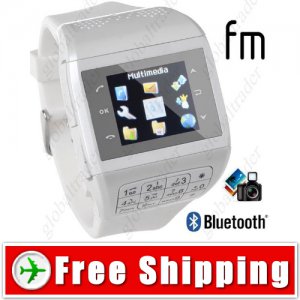 1.2inch Touch Screen 2-SIM Watch Mobile Cell Phone - Bluetooth Camera