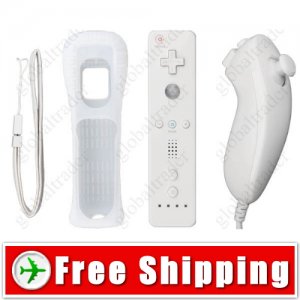 Remote & Nunchuk Controller - Silicone Jacket Strap for Nintendo Wii