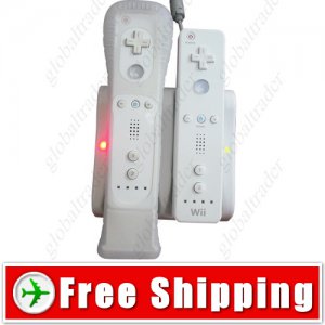 Dual Induction Charge Station - Rechargeable Battery for Wii Remote