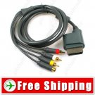 S-Video & 3-RCA Male Composite AV Cable for Xbox 360 - 6 Feet