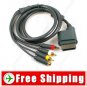 S-Video & 3-RCA Male Composite AV Cable for Xbox 360 - 6 Feet
