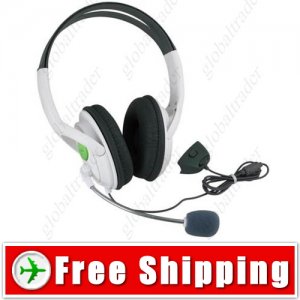 Stereo Ear-cup Headset Headphone - Microphone for XBOX 360