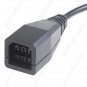6-Pin to 2 Round Plugs Power Transfer Connection Cable for XBOX 360