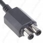 6-Pin to 2 Round Plugs Power Transfer Connection Cable for XBOX 360