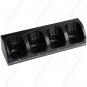 4-in-1 Charging Station Dock 4 Rechargeable Battery for Nintendo Wii