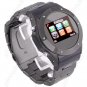 1.2 inch Touch Mobile Cell Phone Watch Bluetooth FM Black