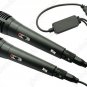 4-in-1 2-Pack Universal USB Karaoke Microphone Set for Wii PS3 PC