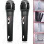 4-in-1 2-Pack Universal USB Karaoke Microphone Set for Wii PS3 PC