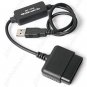 USB Controller PS2 to PS3 PlayStation Converter Adapter Cable - PC PS3
