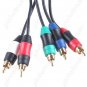 1.8m Gold Plated 5-in-1 Video & Audio Component AV Cable for PS2 PS3