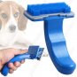 Plastic Dog Grooming Hair Brush Self-Cleaning Pet Comb Small