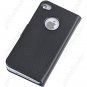 Leather Protective Pouch Bag Flip Case with Magnetic for iPhone 4
