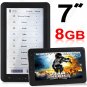 7 inch 8GB E-Book Reader PDF Reader Voice Recorder - Media Player