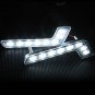 New 2 x 8 LED Daytime Running Light DRL Head Lamp for Car Automobile