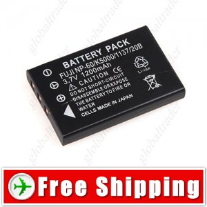 NP-60 KLIC-5000 SLB-1137 Li-20B Battery for FinePix F401 Kodak DX7440