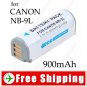 Battery NB-9L NB9L for Canon PowerShot SD4500 IS IXUS 1000HS