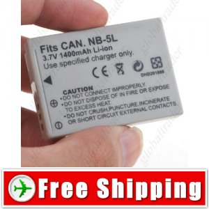 Battery NB-5L for Canon IXUS 800IS IXY 800 IS PowerShot SD700 IS