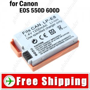 Li-ion Battery LP-E8 for Canon EOS 550D 600D Digital Camera