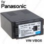 Battery VW-VBG6 for Panasonic AG-H HDC-DX HDC Series Digital Camera