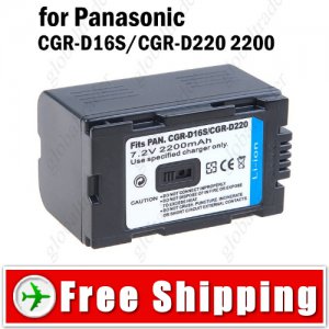 Battery CGR-D220 for Panasonic AG-DVC15 PV-DV100 Digital Camera
