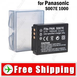 Battery S007E for Panasonic Lumix DMC-TZ1 Series Digital Camera