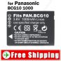 Battery BCG10 for Panasonic DMC TZ7 TZ6 TZ8 Digital Camera