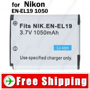 Li-ion Battery EN-EL19 for Nikon COOLPIX S2500 S4100 S3100
