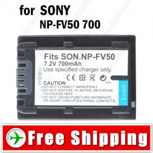 Battery NP-FV50 for Sony HDR-UX5E HDR-HC7E HDR-HC5E HDR-HC3E DCR-SR10