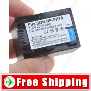 Battery NP-FH70 for Sony HDR-UX5E HDR-HC7E HDR-HC5E HDR-HC3E