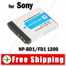 Li-ion Battery NP-BD1/FD1 for Sony T200 T70 Digital Camera
