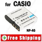Battery NP-40 for CASIO EX-Z30 Z40 Z50 EX-P505 Digital Camera