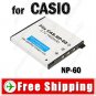 Li-ion Battery NP-60 for CASIO EX-S10 EX-Z80 EX-Z9 Digital Camera