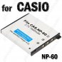 Li-ion Battery NP-60 for CASIO EX-S10 EX-Z80 EX-Z9 Digital Camera