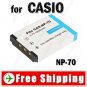 Li-ion Battery NP-70 for CASIO EX-Z150 Digital Camera