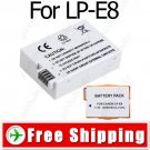 Camera Li-Ion LP-E8 LPE8 Battery for Canon EOS 550D Rebel T2i