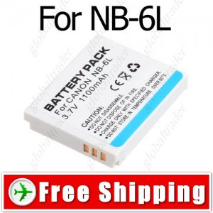 Camera NB-6L NB6L Battery for Canon IXUS 85IS PowerShot SD77OIS