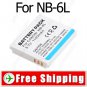 Camera NB-6L NB6L Battery for Canon IXUS 85IS PowerShot SD77OIS