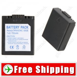CGA-S002 CGR-S002 DMW-BM7 Camera Battery for Panasonic Lumix DMC-FZ1