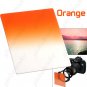 Lens Filter Front Gradual Change Color Filter 83mm DSLR Lens - Orange