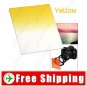 Lens Filter Front Gradual Change Color Filter 83mm DSLR Lens - Yellow