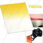Lens Filter Front Gradual Change Color Filter 83mm DSLR Lens - Yellow