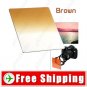 Lens Filter Front Gradual Change Color Filter 83mm DSLR Lens - Brown