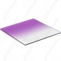 Lens Filter Front Gradual Change Color Filter 83mm DSLR Lens - Purple