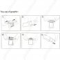 Waterproof DSLR Single Len Reflex Camera Bag Pouch for Swimming Diving