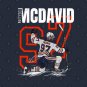 Edmonton Connor McDavid 97 Cartoon ice hockey T-Shirt