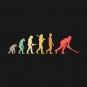 Retro Hockey Evolution Gift For Hockey Players T-Shirt